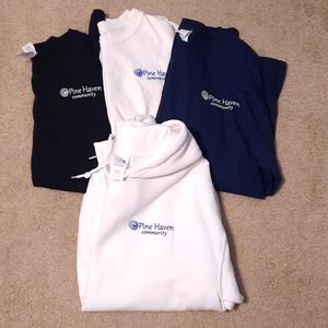 Lot of 3 long sleeve shirts and a sweatshirt